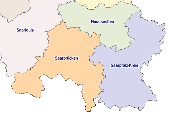 localisation saarebruck localisation de la ville allemande saarebruck